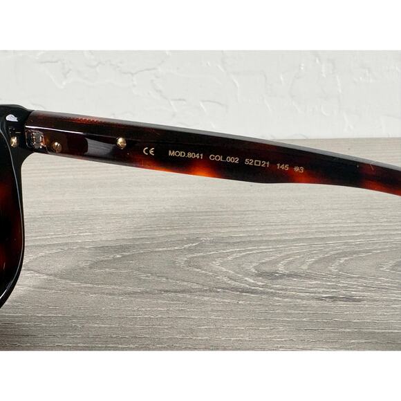 Cazal Model 8041 Tortoise Shell Black Brown Unisex Sunglasses- NEW - Picture 6 of 7